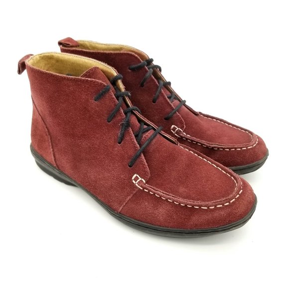 Lands' End Shoes Lands End Moc Toe Chukka Boots Ankle Booties